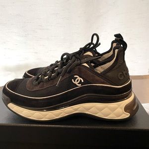 CHANEL Sneakers (Size 37) from 22S collection - Black/White/Dark Gray
